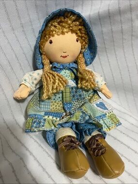 Holly Hobbie American Greetings 2006 12” soft rag doll.